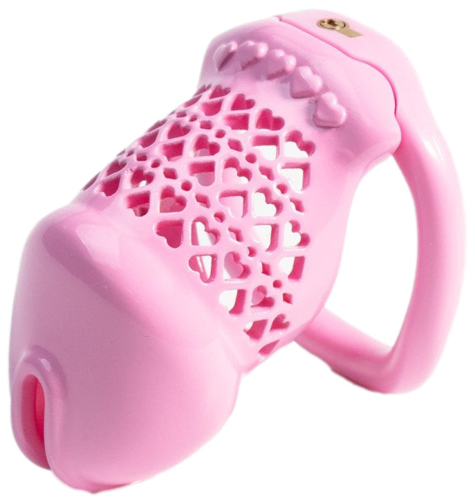 Cage Fivheart 8 x 3.2 cm Rose