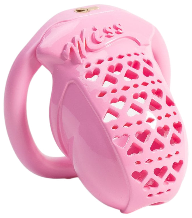 Cage Miss Heart 6.5 x 3.1 cm Rose