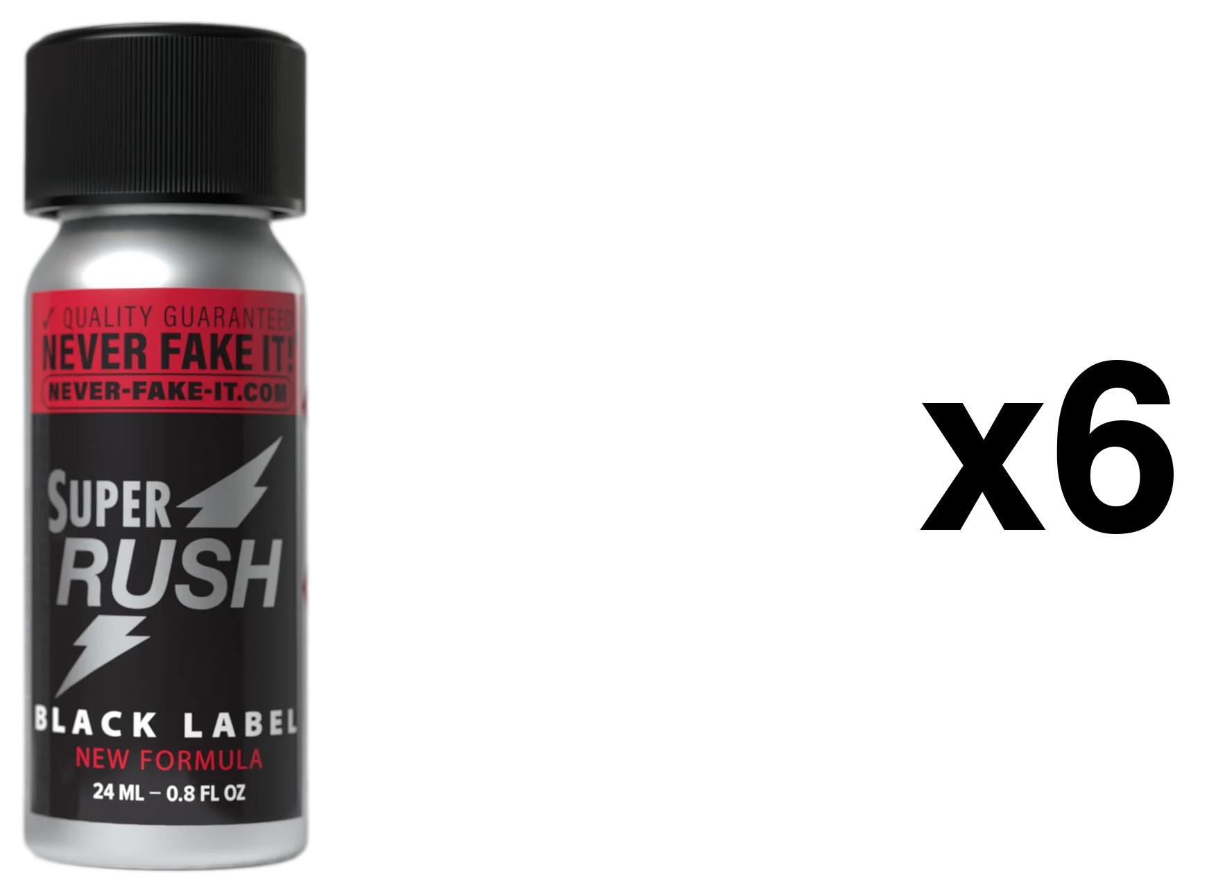 SUPER RUSH BLACK LABEL 24ml x6
