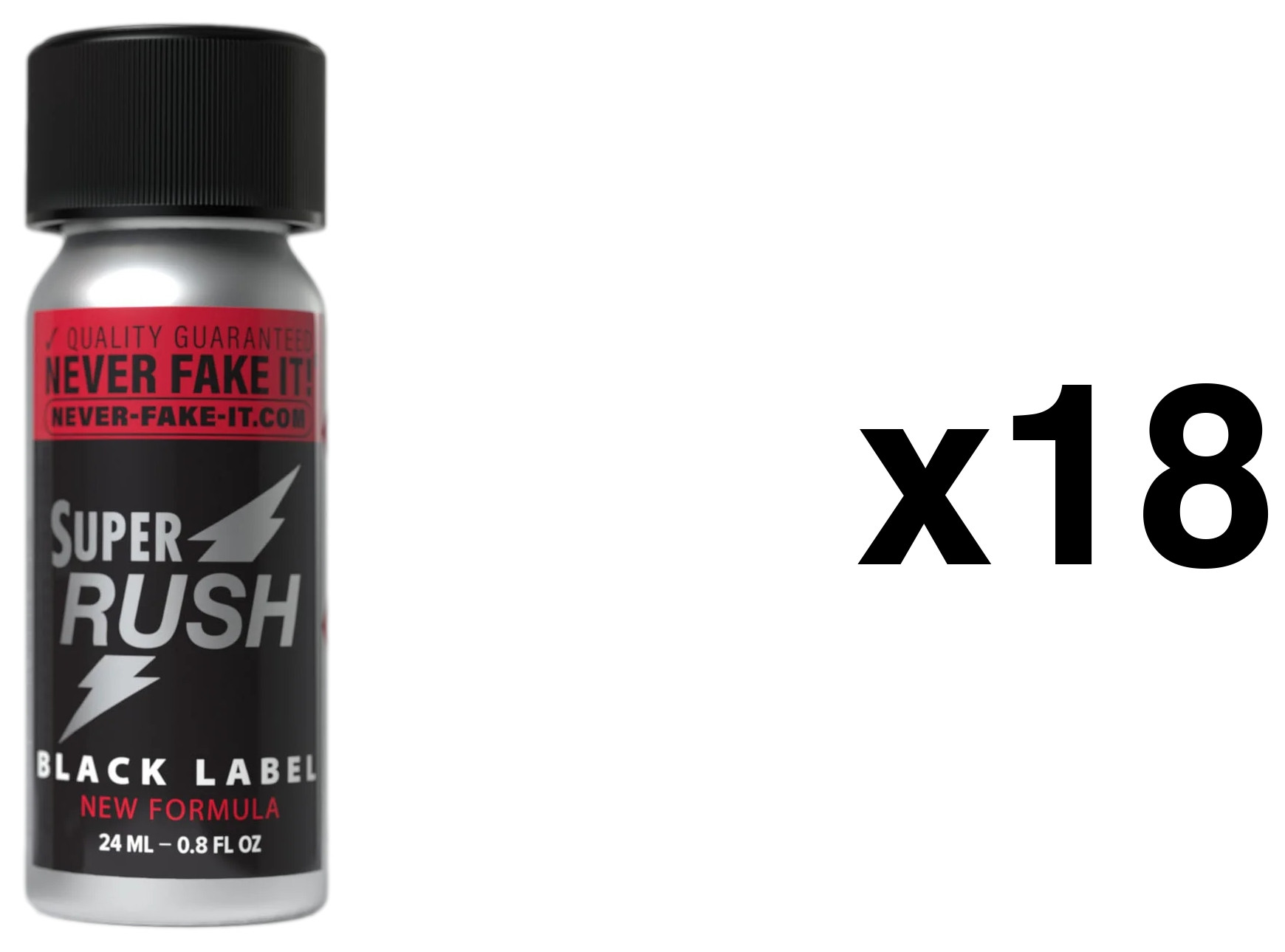SUPER RUSH BLACK LABEL 24ml x18