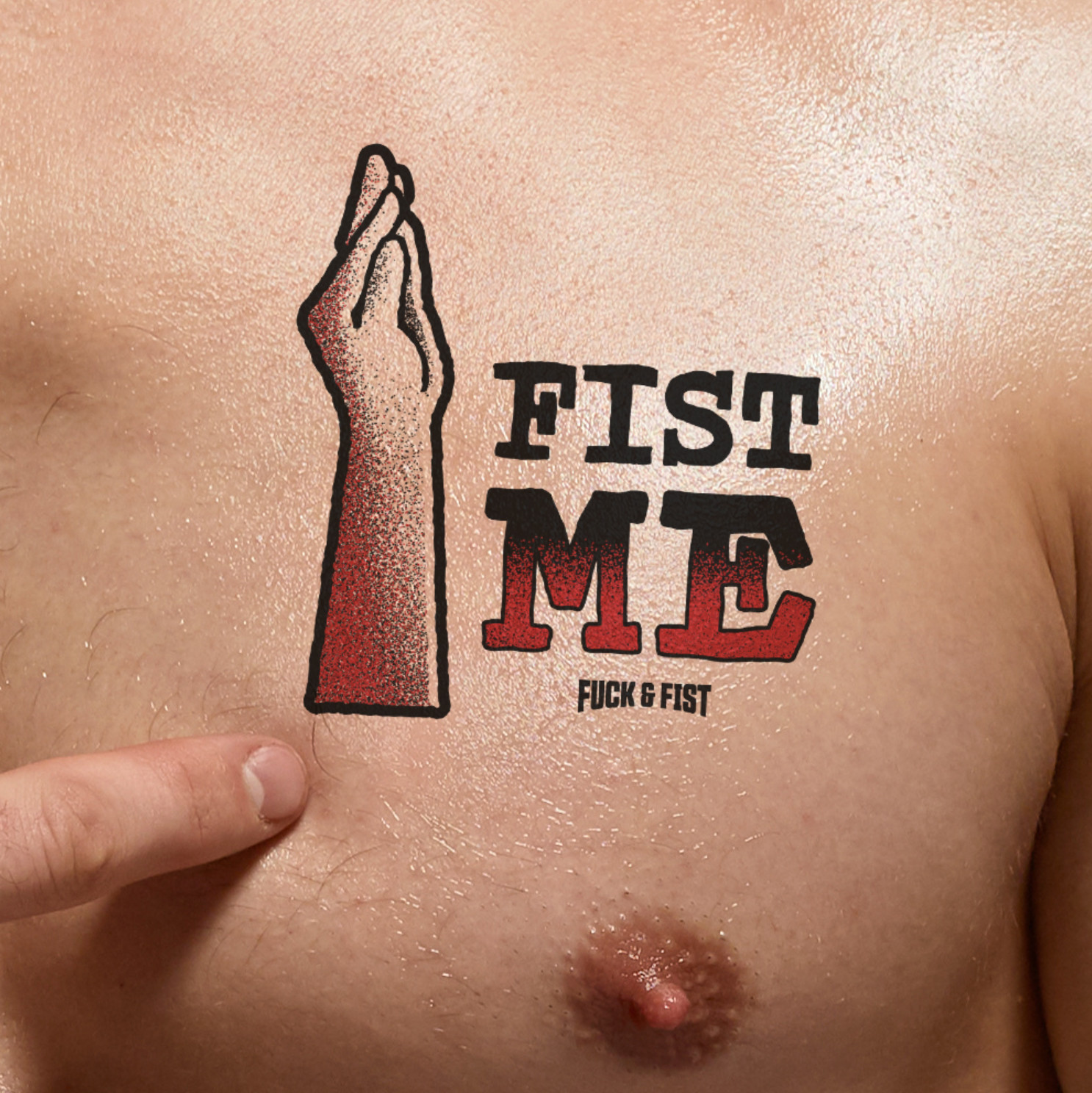 Tatouage temporaire Fist Me 9 x 8.5cm