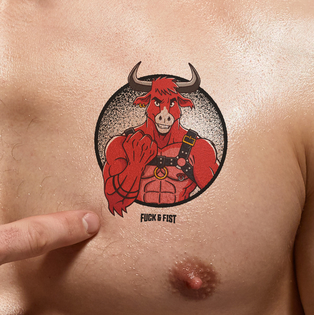 Tatouage temporaire Minotaure 9 x 7.5cm