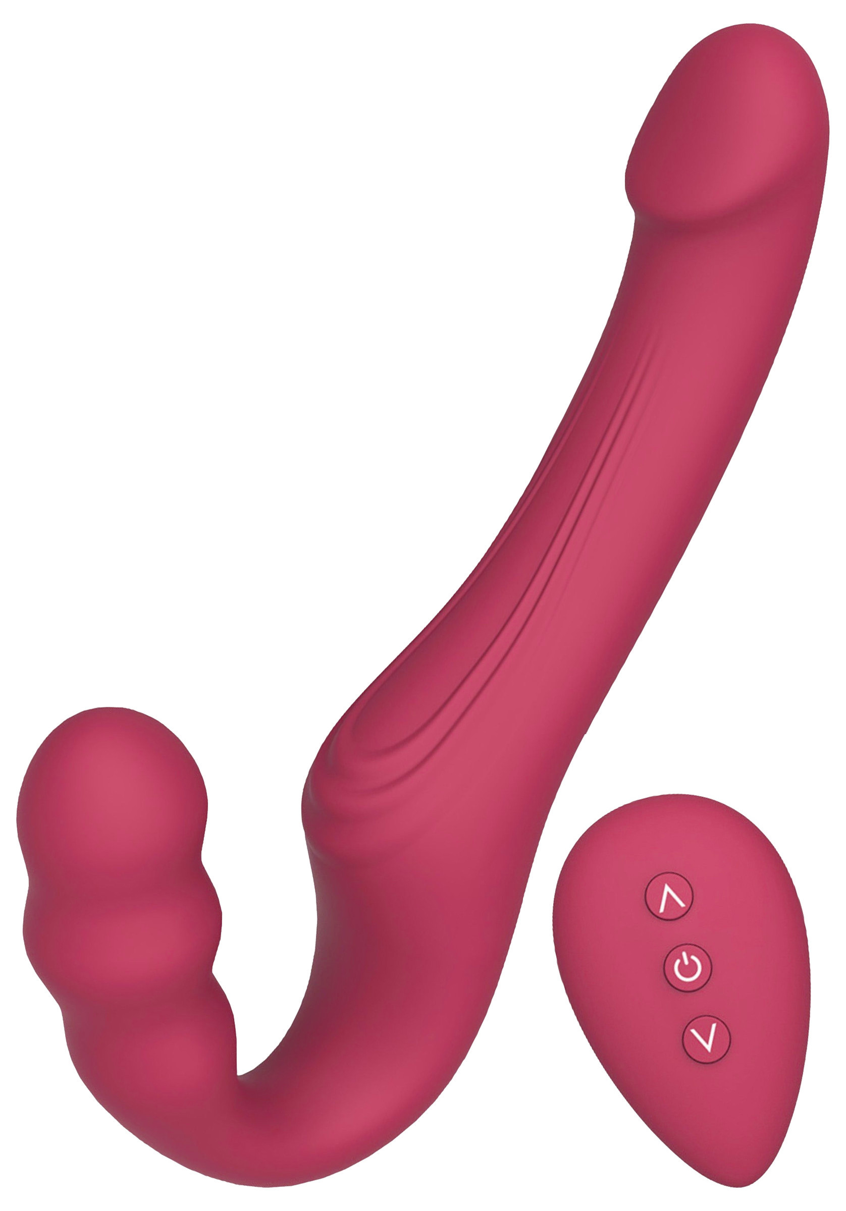 Gode ceinture vibrant sans harnais Pinkbubble 14 x 3.3cm