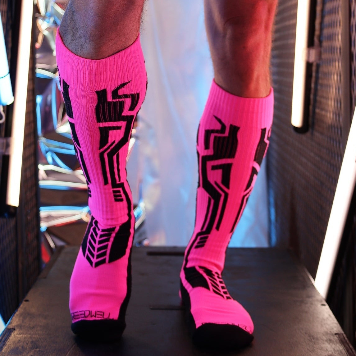 Chaussettes hautes Cyber Sock Roses