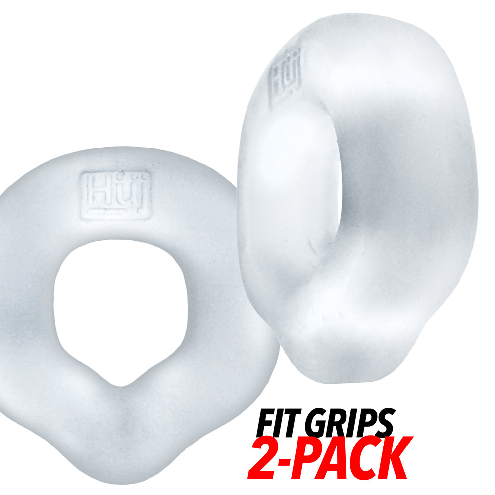 Lot de 2 Cockrings Fit Grips 25 mm Transparents