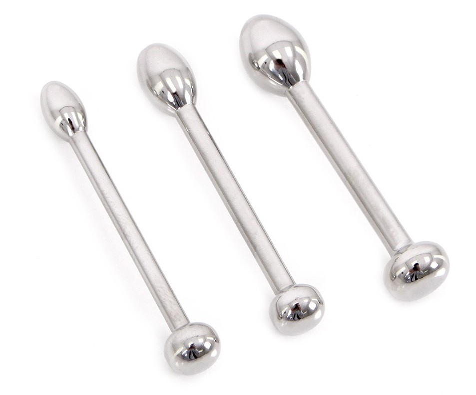 Kit de 3 plugs pour urètre 4.5cm 6 à 10mm