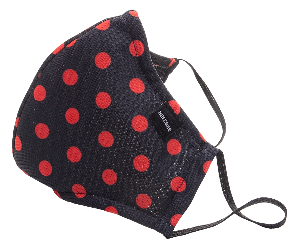 Masque Filtrant C95 MAJOR GENERAL MICHELINHO Noir et Rouge