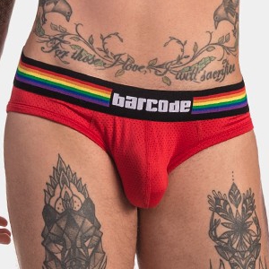 Slip Barcode Pride Rouge