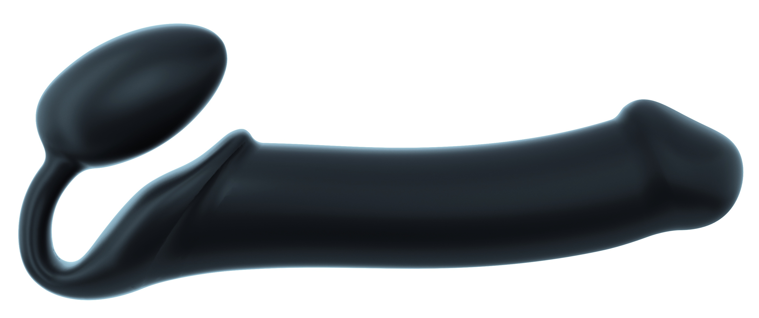 Gode Plug STRAP-ON-ME Bendable XL 16 x 4.5 cm Noir