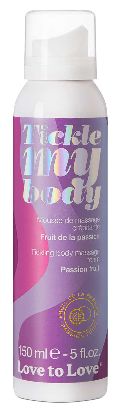 Mousse de massage crépitante Tickle My Body Fruits de la Passion 150ml
