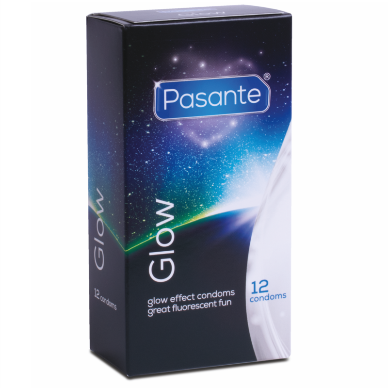 Préservatifs phosphorescents Glow 53mm x12