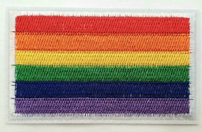Écusson thermocollant Rainbow 5.5 x 8.5cm