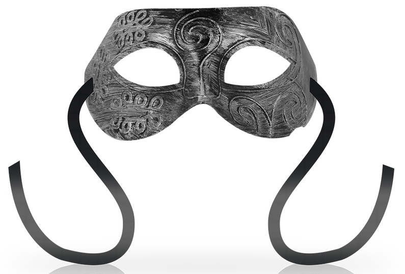 Masque OHMAMA Motifs grecs Argent