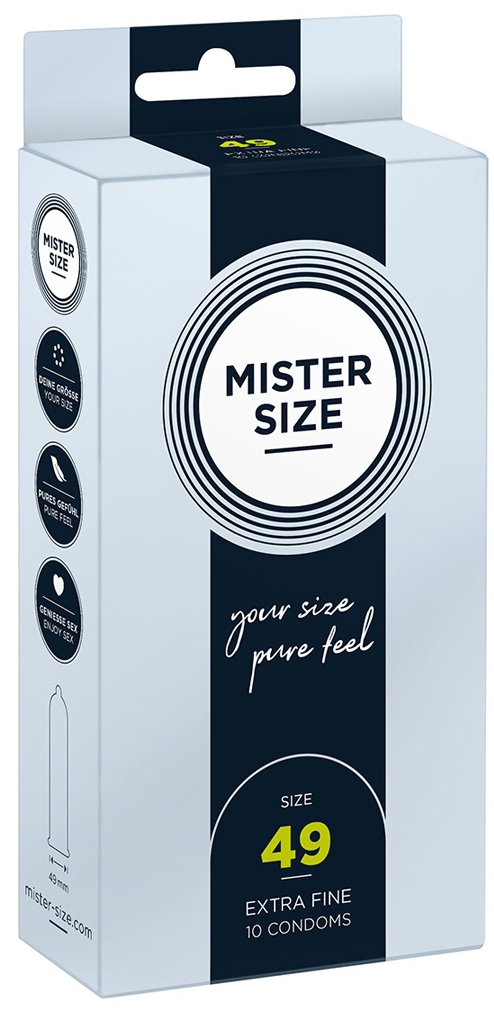 Préservatifs Mister Size 49mm x10