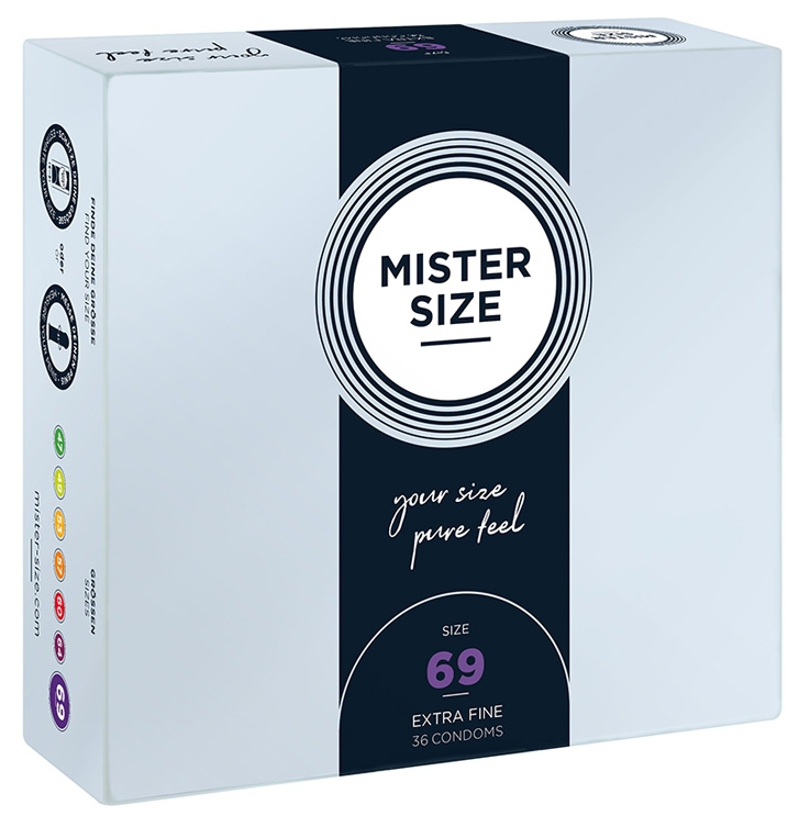 Préservatifs Mister Size 69mm x36