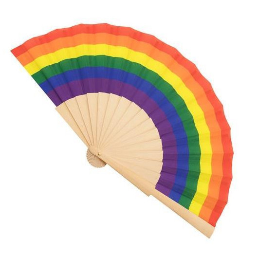 Éventail Rainbow 23cm