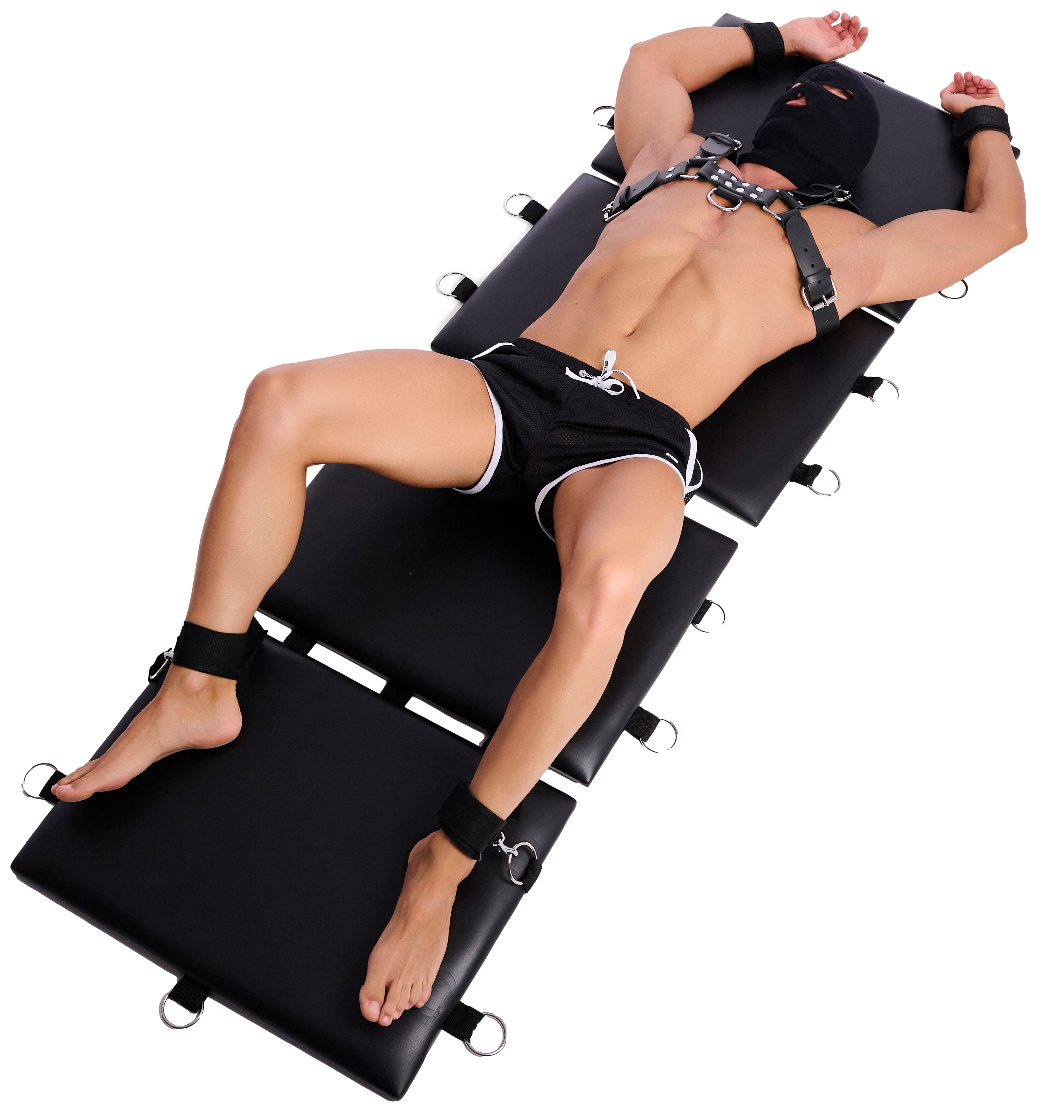 Matelas transportable BDSM 4 Volets 12 Accessoires